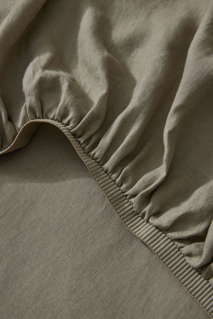 Ravello Linen Bed Sheet - Fitted
