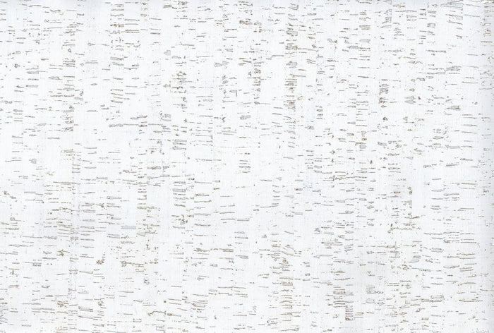 Refined Cork Wallpaper - White/Silver