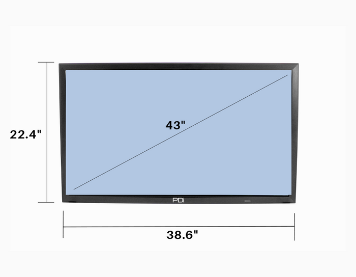 Refurb PDI-A43A-R | 43" A-Series Smart HDTV Hospital Display