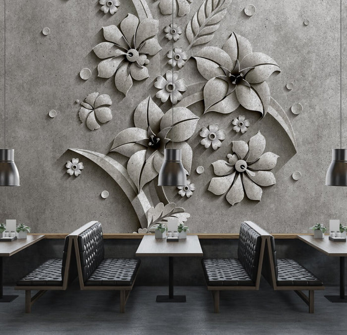 Relief - Custom Sized Wallpaper Mural (per m2)