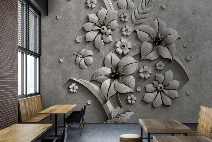 Relief - Custom Sized Wallpaper Mural (per m2)