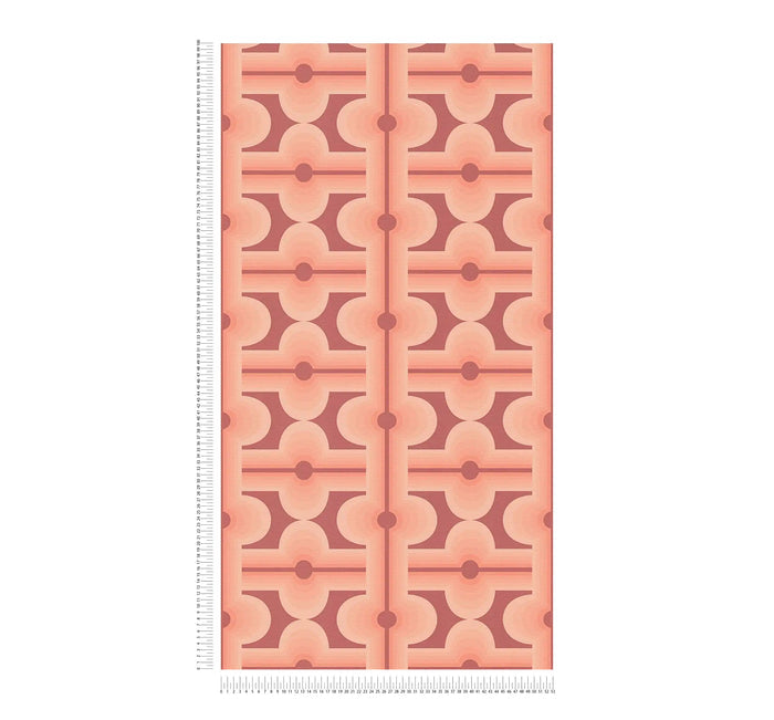 Retro Mesopotamia Wallpaper - Blush