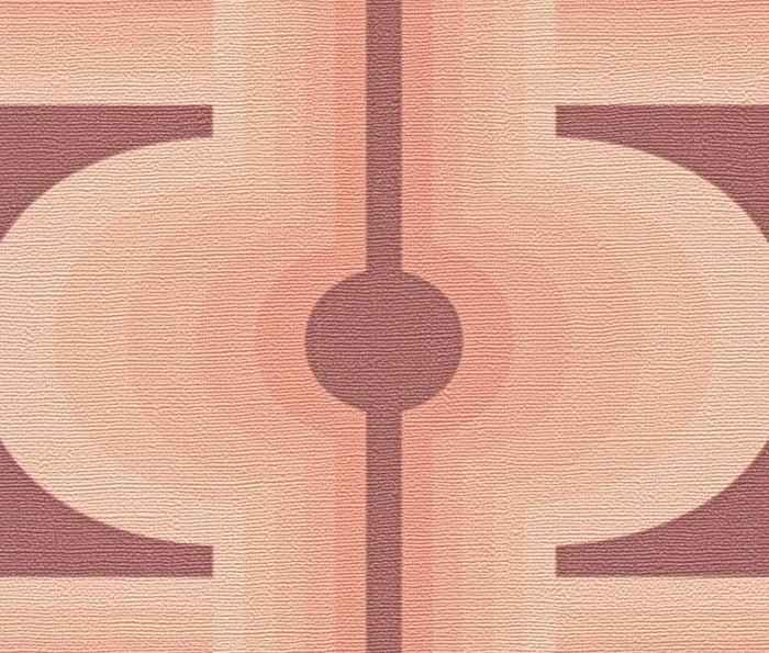 Retro Mesopotamia Wallpaper - Blush