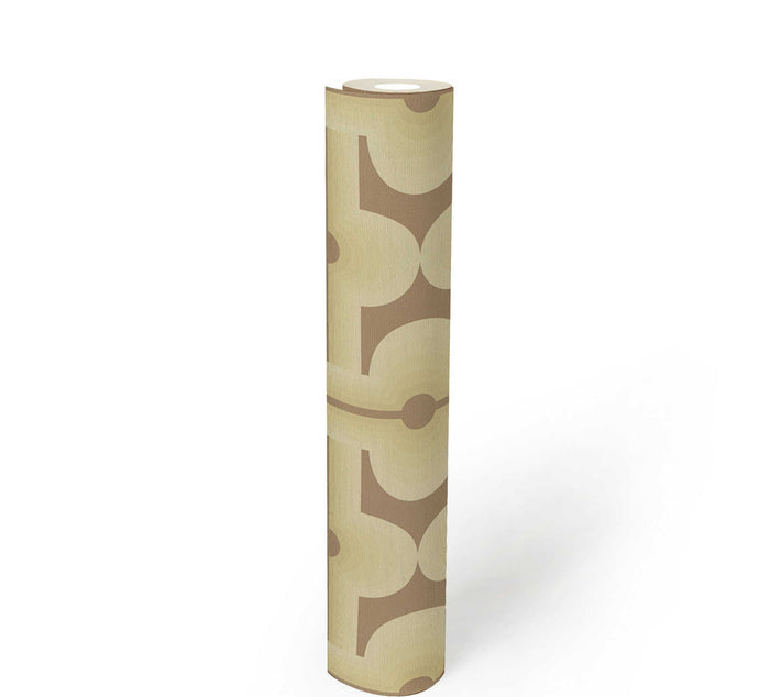 Retro Mesopotamia Wallpaper - Green