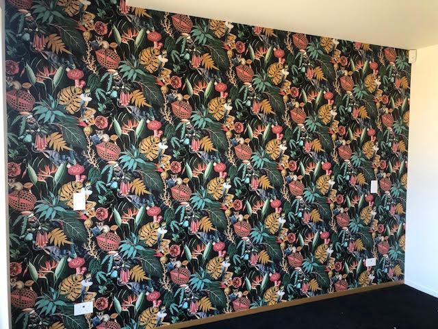 Reverie Funky Jungle Wallpaper – Charcoal/Black
