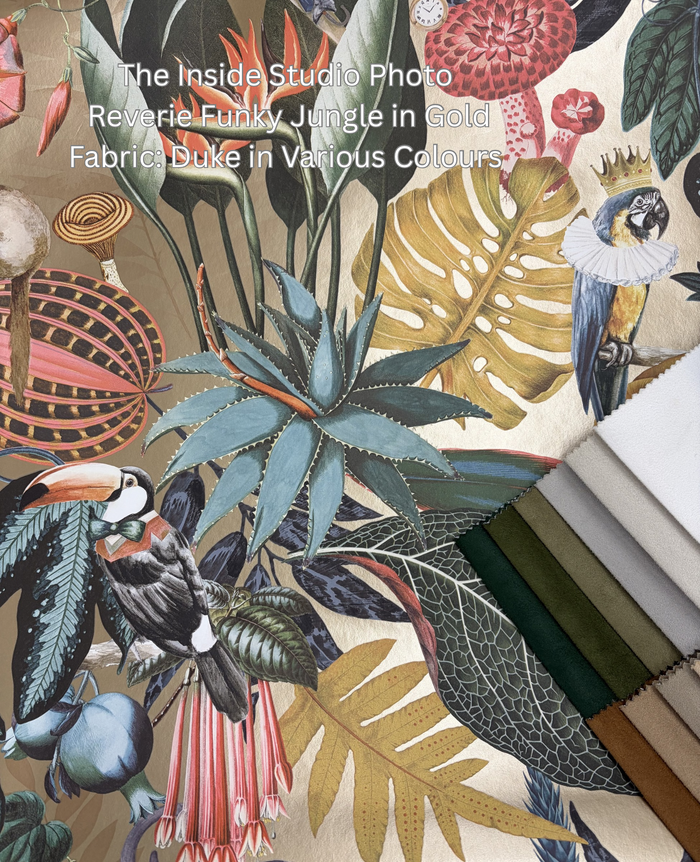 Reverie Funky Jungle Wallpaper – Gold
