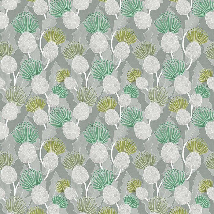 Reyne Thistle Fabric - Pine