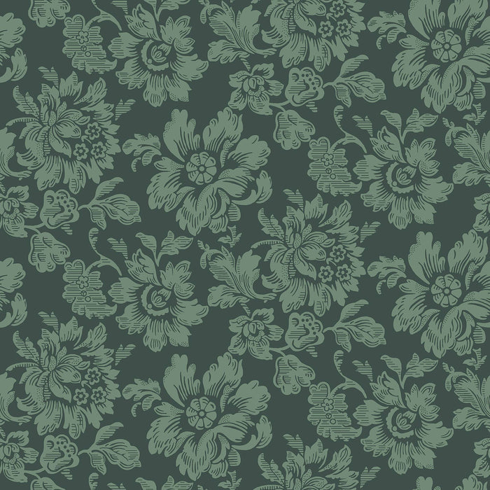 Rococo Wallpaper - Green
