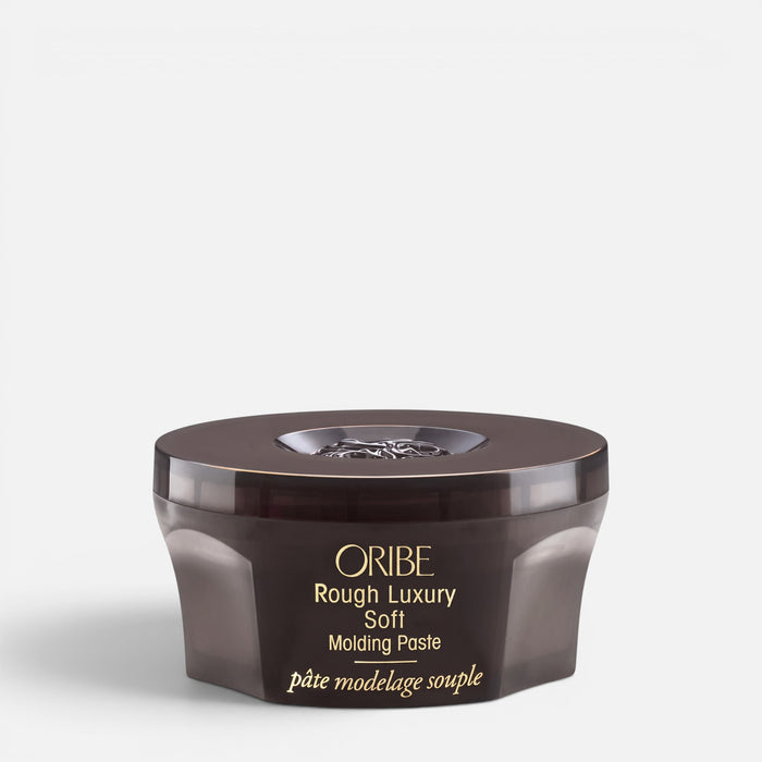 Shop Rescue Spa Oribe Rough Luxury Soft Molding Paste in a dark brown jar for hair definition and texture.