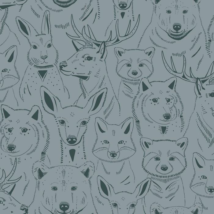 S’Amuser Wallpaper - Powder Blue
