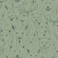 S’Amuser Wallpaper - Sage