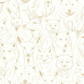 S’Amuser Wallpaper - White/Cream