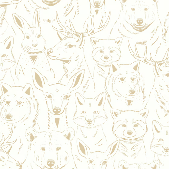 S’Amuser Wallpaper - White/Cream