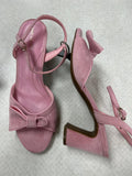 Sandals Heels Block By Anne Klein In Pink, Size:10