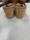 Sandals Heels Wedge By Corkys In Tan, Size:8