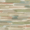 Sasso - Brush Marks Wallpaper - Orange/Blue