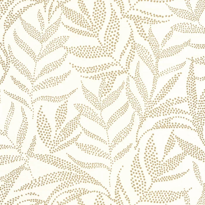 Sauvage Wallpaper - Blanc Or