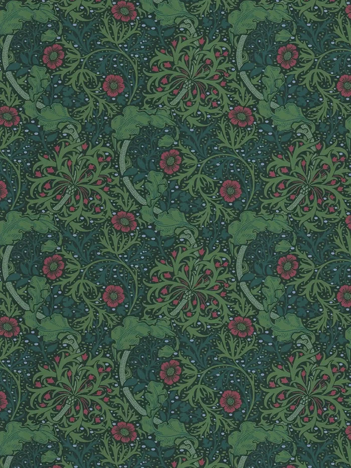 Seaweed Wallpaper - Black/Green