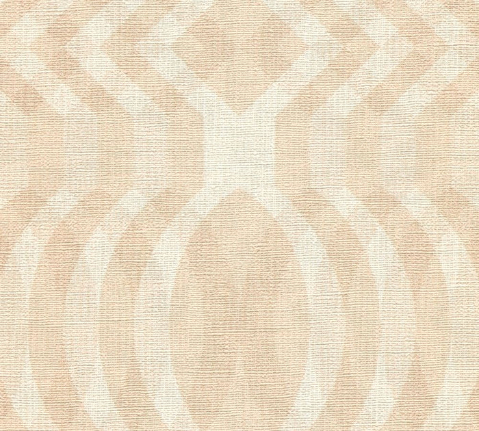 Seeing Double Retro Wallpaper - Beige