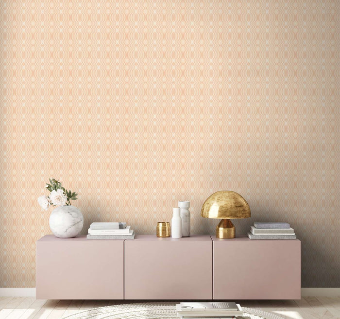 Seeing Double Retro Wallpaper - Beige
