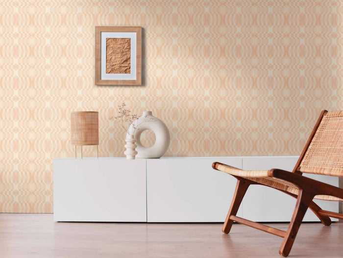 Seeing Double Retro Wallpaper - Beige