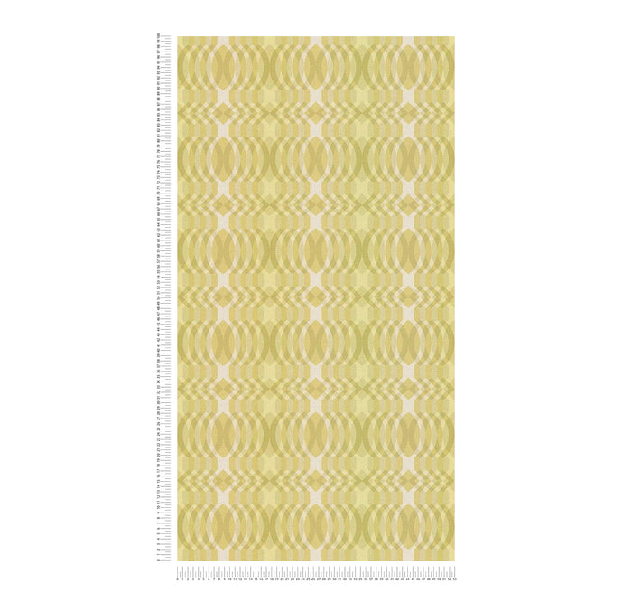 Seeing Double Retro Wallpaper - Citrus