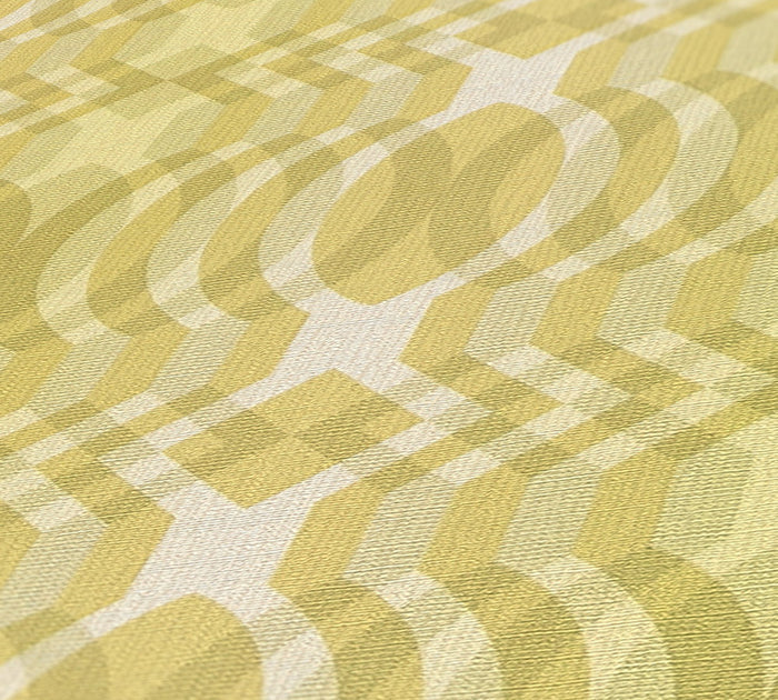 Seeing Double Retro Wallpaper - Citrus