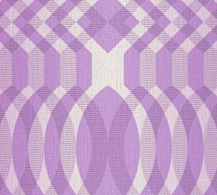 Seeing Double Retro Wallpaper - Purple