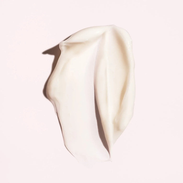 Shop Rescue Spa Serene Scalp Balancing Conditioner swatch, creamy white texture, for hydrating and soothing scalp and hair.