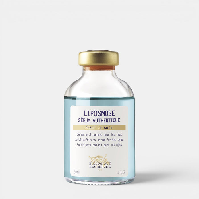 Shop Rescue Spa Biologique Recherche Liposmose eye serum in a clear glass bottle with a gold cap