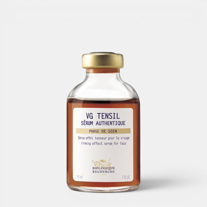 Shop Rescue Spa Biologique Recherche Serum VG Tensil firming and tightening botanical face serum in a 30ml glass bottle.