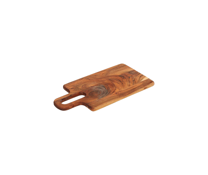 Serving Board W/Handle - Acacia 38x20cm