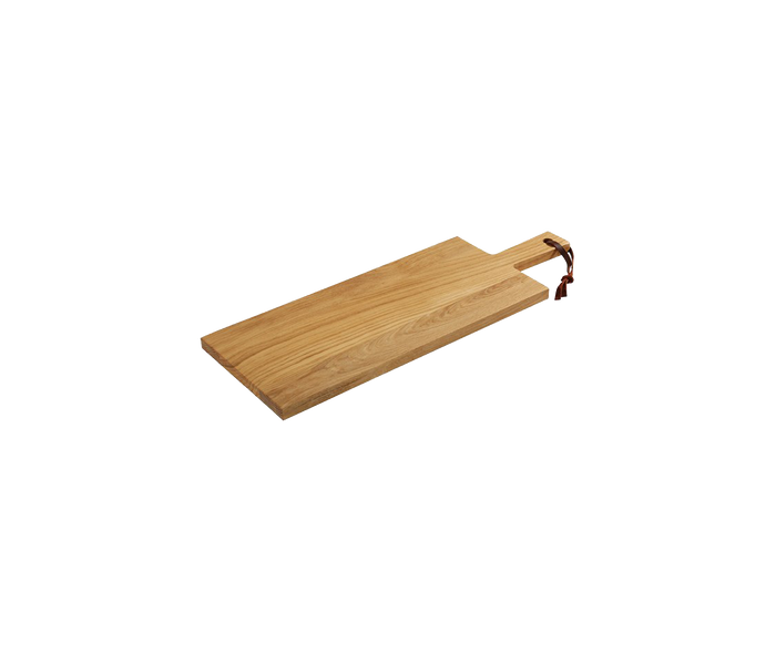 Serving Board with Handle - Oak 58x20.5cm