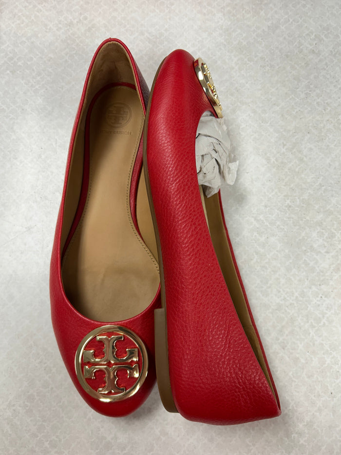 Shoes Designer By Tory Burch In Red, Size:9