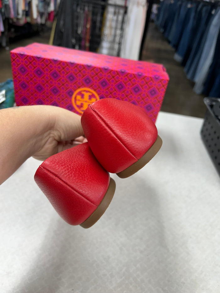 Shoes Designer By Tory Burch In Red, Size:9