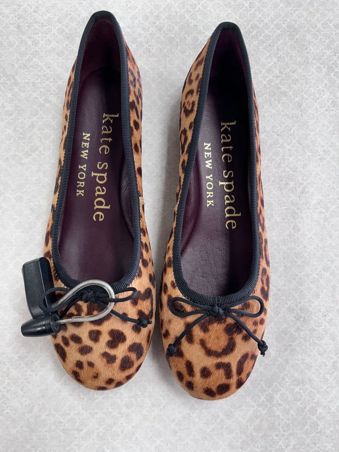 Shoes Designer By Kate Spade In Animal Print, Size:5