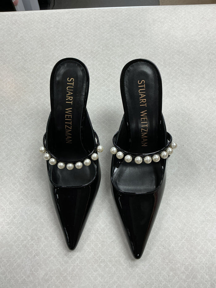Shoes Designer By Stuart Weitzman In Black, Size:8