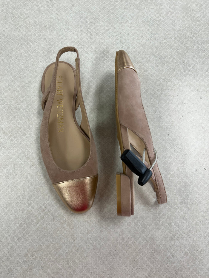 Shoes Designer By Stuart Weitzman In Tan, Size:6