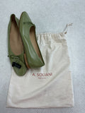 Shoes Flats By Cma In Green, Size:11