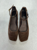 Shoes Flats By Jeffrey Campbell In Brown, Size:8.5