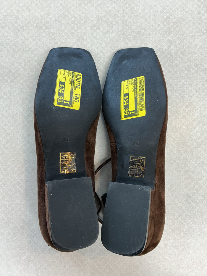Shoes Flats By Jeffrey Campbell In Brown, Size:8.5