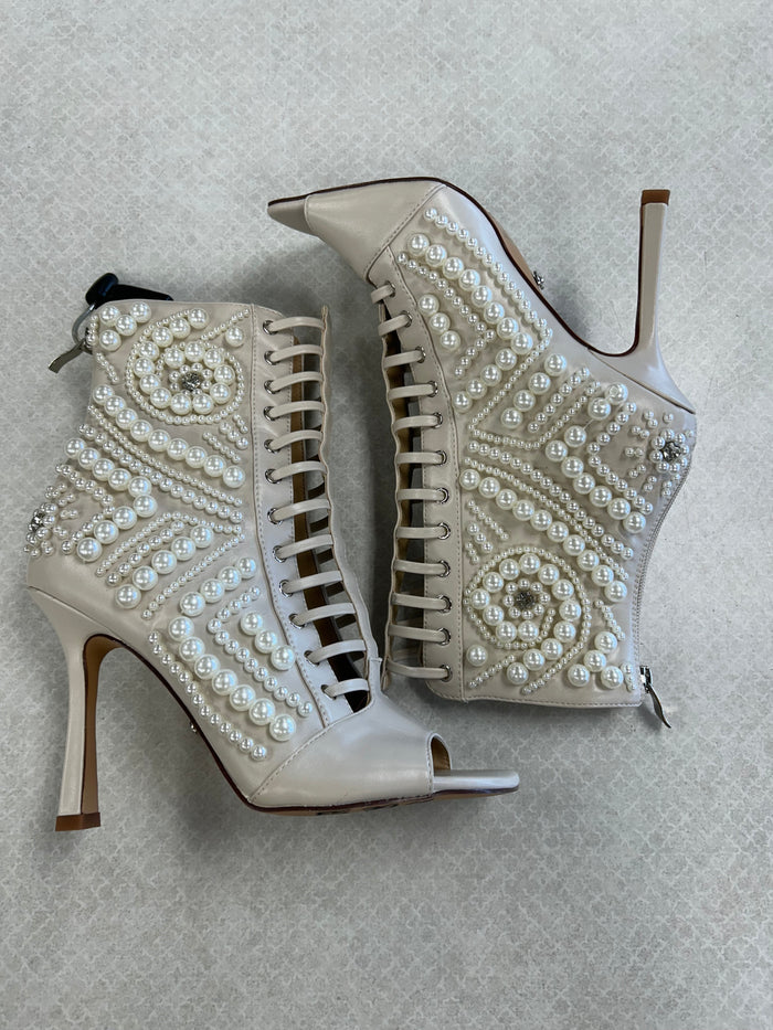 Shoes Heels Stiletto By Azalea Wang In Cream, Size:7