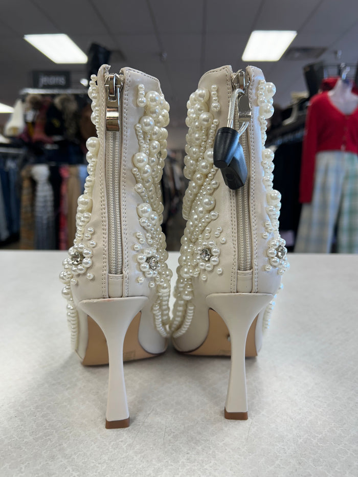 Shoes Heels Stiletto By Azalea Wang In Cream, Size:7