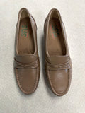 Shoes Heels Wedge By Sas In Tan, Size:7