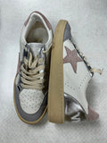 Shoes Sneakers By Vintage Havana In Silver & White, Size:8.5