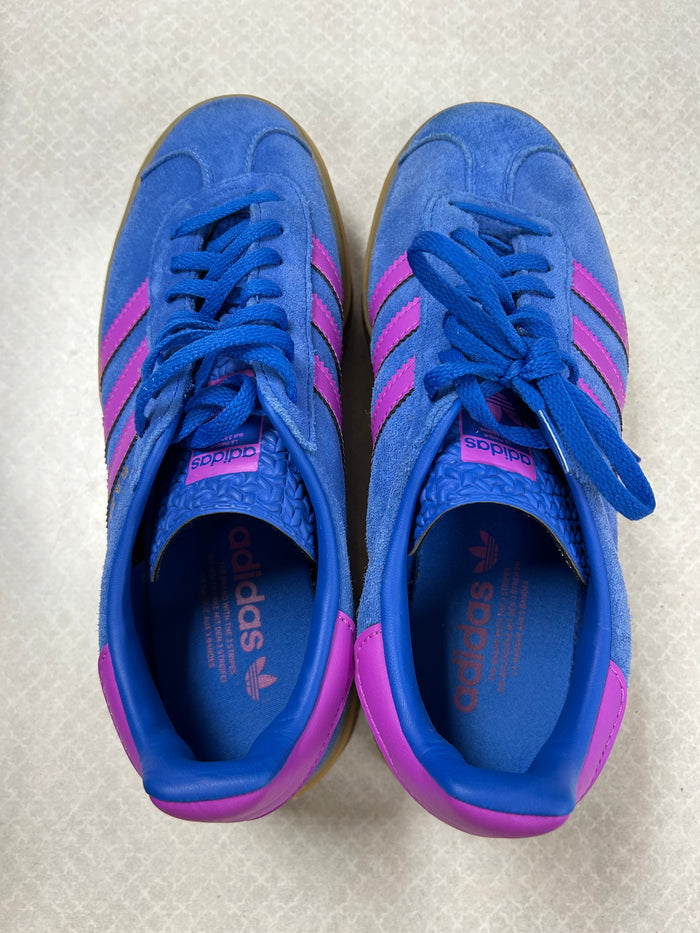 Shoes Sneakers Platform By Adidas In Blue & Purple, Size:9