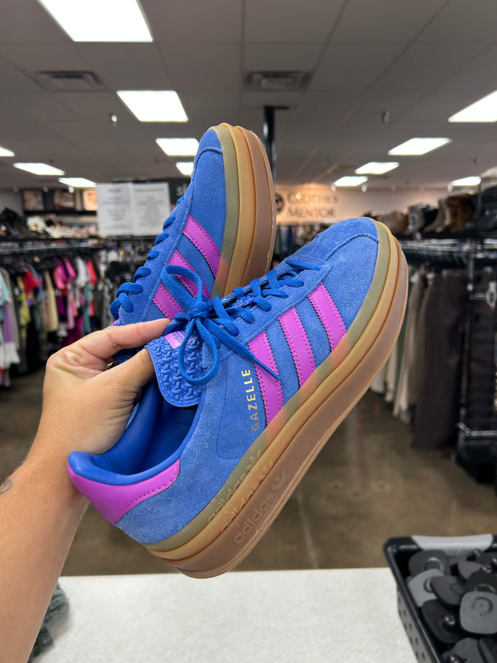 Shoes Sneakers Platform By Adidas In Blue & Purple, Size:9