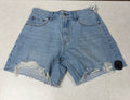 Shorts By Abercrombie And Fitch In Blue Denim, Size:6