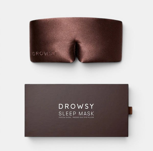 Silk Sleep Eye Mask Cocoa Glow