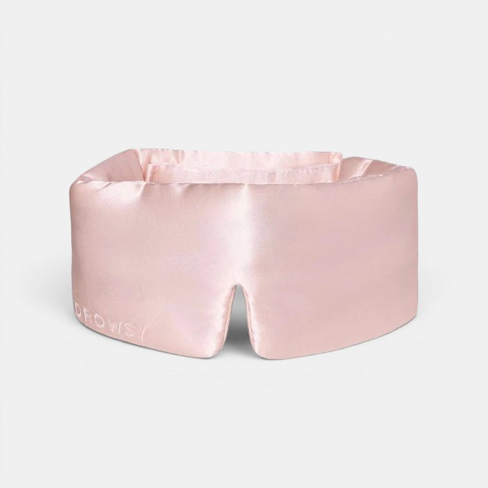Silk Sleep Eye Mask Sunset Pink